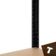 Металевий cтелаж для зберігання 180x90x40 Bigstreen чорний 