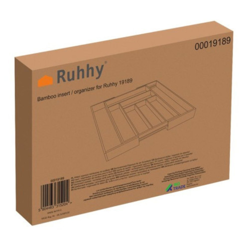 Органайзер для шухляди з натурального бамбука Ruhhy