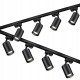 Потолочный светильник 4м x 8 LED GU10 черный 280Вт (Польша)