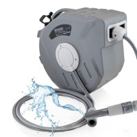 Автоматическая катушка Bitux с садовым шлангом 20 м