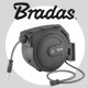 Автоматическая катушка Bradas с садовым шлангом 20 м