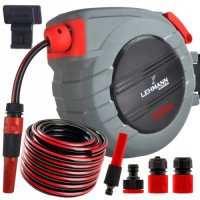 Автоматическая катушка Lehmann для садового шланга 22 м с усиленным механизмом