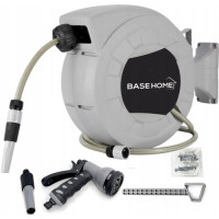 Автоматическая настенная катушка BASEHOME с садовым шлангом 20м.