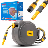 Автоматическая настенная катушка Boxer для садового шланга 20 м