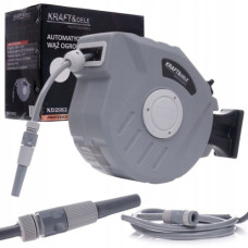 Автоматична настінна котушка для садового шланга 20 м Kraft&Dele