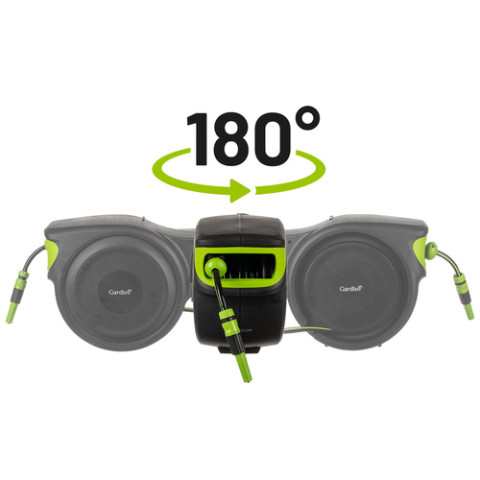 Автоматична садова котушка зі шлангом та насадками Gardlov 25509