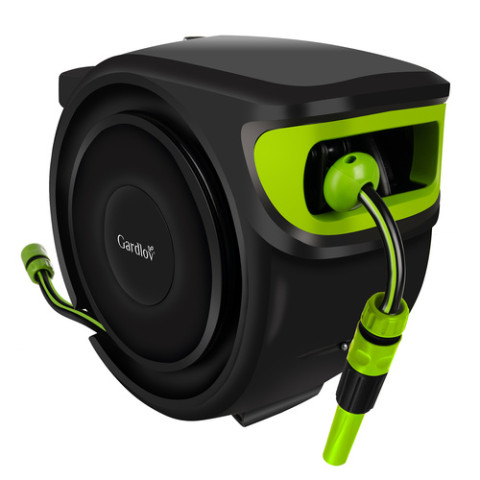 Автоматична садова котушка зі шлангом та насадками Gardlov 25509