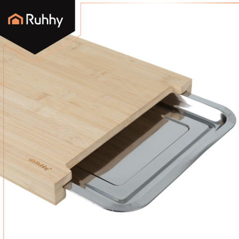 Бамбукова дошка з контейнерами Ruhhy 25707