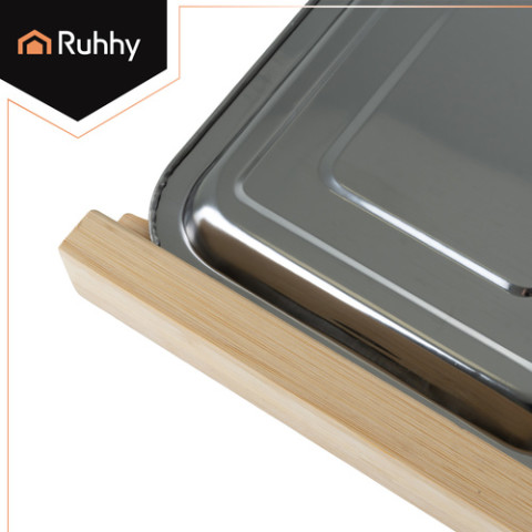 Бамбукова дошка з контейнерами Ruhhy 25707