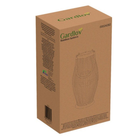 Бамбуковый фонарь из ротанга Gardlov 24282