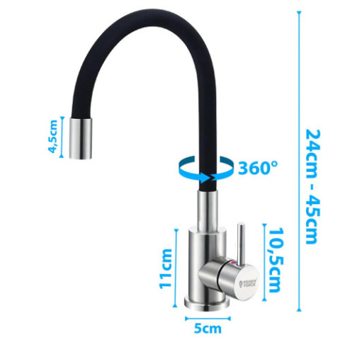 Гибкий кухонный смеситель 360° SP-FLEX-B5