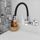 Гнучкий настінний кухонний кран змішувач SP-FLEX-B6