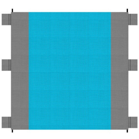 Килимок для пляжу/пікніка 208х208см Trizand 21209