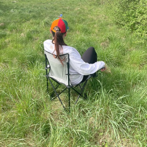 Крісло для риболовлі сіре Trizand 23675