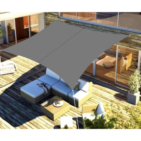 Парус тіньовий 3х2м - сірий Gardlov 23162