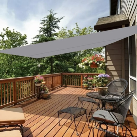 Парус тіньовий 3х2м - сірий Gardlov 23162