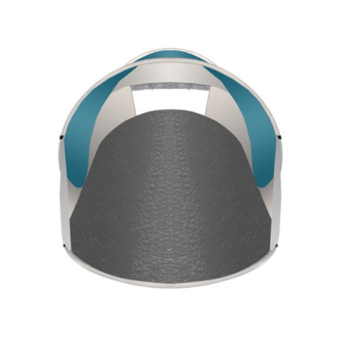 Пляжний намет 145х100х70см - бірюзовий - сірий