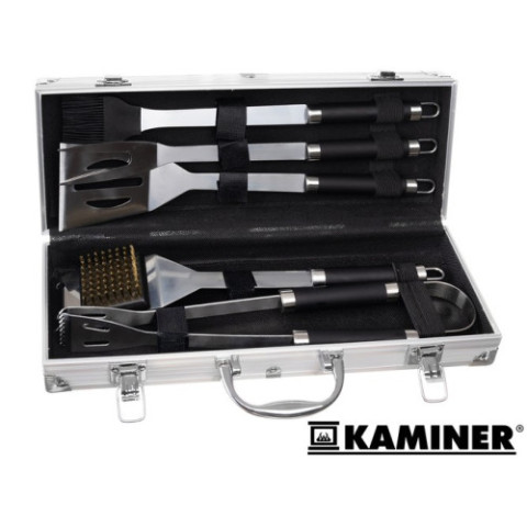 Приладдя для барбекю Kaminer – набір із 5 аксесуарів + валіза