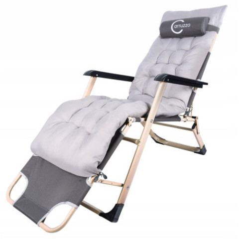Розкладне садове крісло шезлонг Garden Terrace Premium + подушка