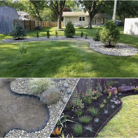 Садовий бордюр 4см - 10м Gardlov 24561