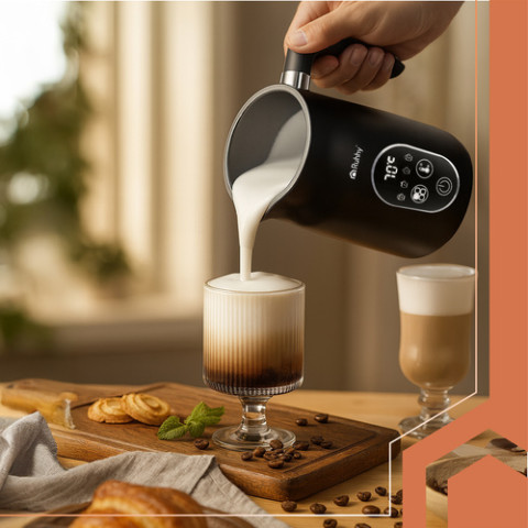 Спінювач молока з дисплеєм 500 Вт Ruhhy 26649