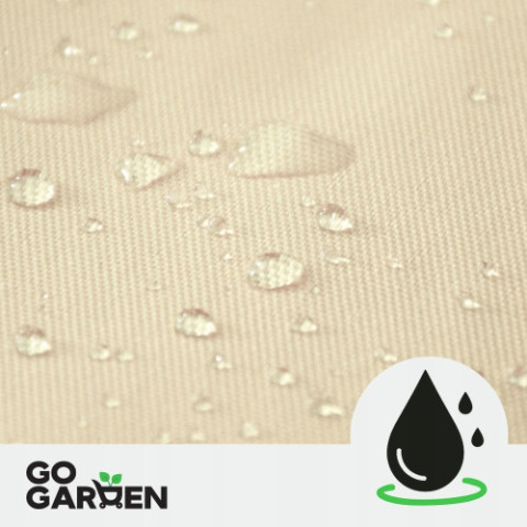 Терасний тент бічний висувний в рулоні 350x180 см бежевий