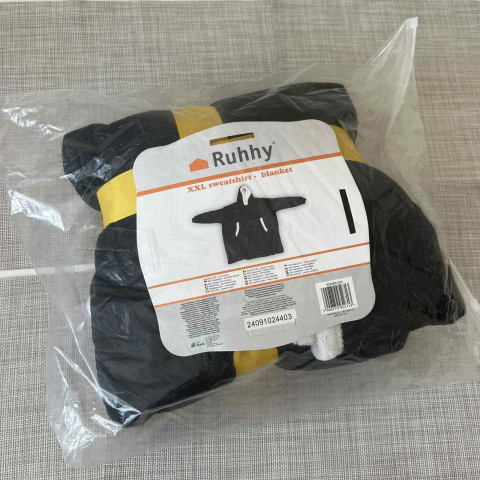Толстовка плед Ruhhy XXL чорний