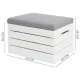 Деревянный пуф - сундук 50х40х35 см Iso Trade 03636