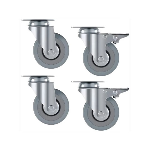 Колеса поворотные с блокировкой комплект 4 шт. OR1130