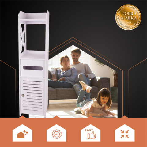 Компактна шафа для ванної кімнати Ruhhy