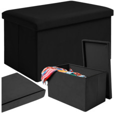 М’який пуф з оксамиту 60x30x30 см Ruhhy чорний