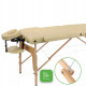 Масажний складний стіл 185 х 70 см бежевий