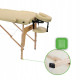 Масажний складний стіл 185 х 70 см бежевий