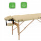 Масажний складний стіл 185 х 70 см бежевий