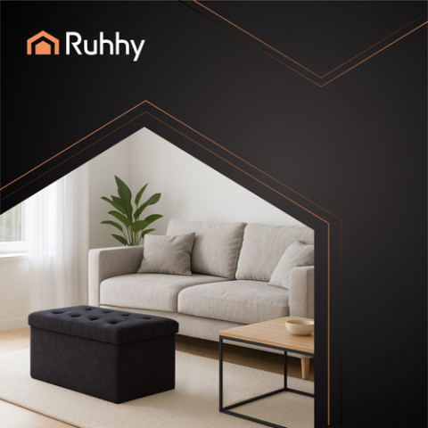 Оксамитовий пуф 76×38×38 см Ruhhy сірий