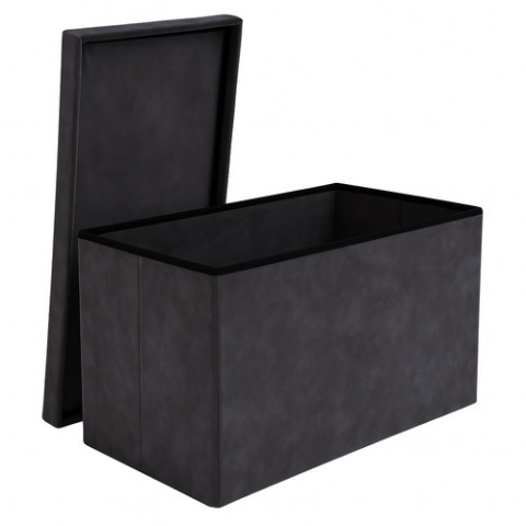 Оксамитовий пуф 76×38×38 см Ruhhy сірий