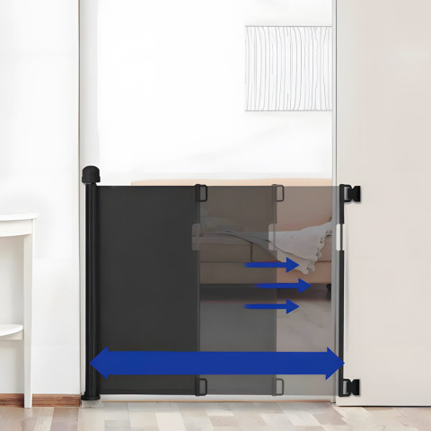 Рулонные защитные ворота 150см GUARD-SCREEN BLACK