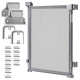 Рулонные защитные ворота 150см GUARD-SCREEN GREY