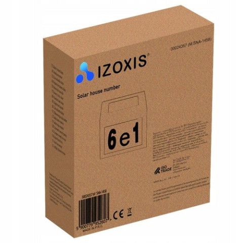 Вуличний номер будинку з підсвіткою Izoxis 24357