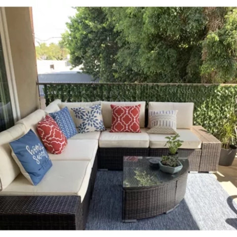 Декоративна штучна огорожа для балкона - 3м Gardlov