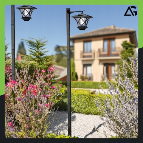 Садовый светильник ARSA_GO на солнечной батарее 150 см