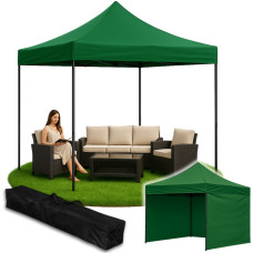 Садовий павільйон 3×3 м водонепроникний зелений