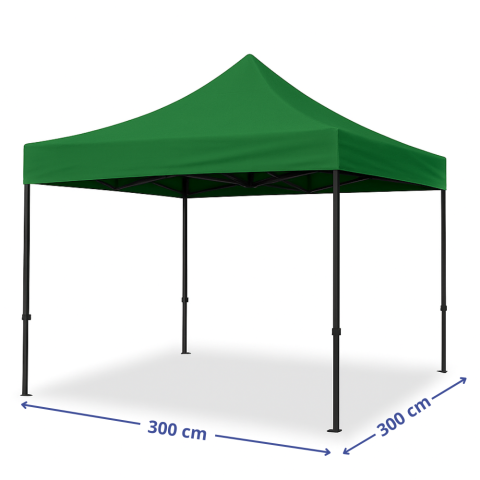 Садовий павільйон 3×3 м водонепроникний зелений