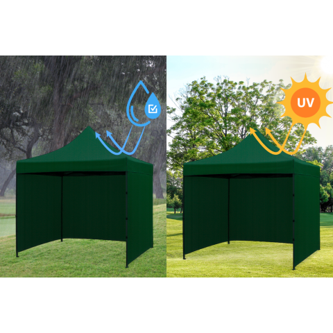 Садовий павільйон 3×3 м водонепроникний зелений