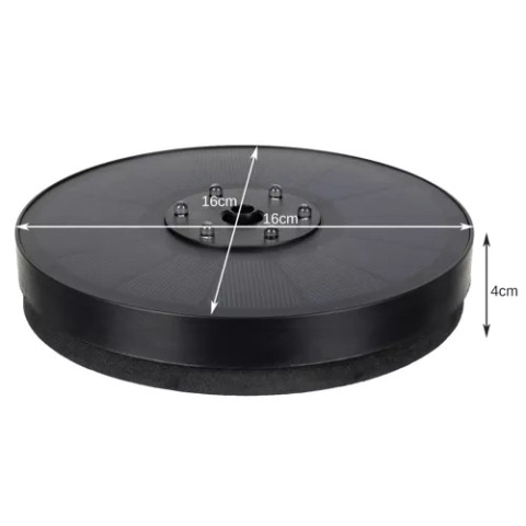 Світлодіодний садовий фонтан на сонячних батареях +7 насадок  Gardlov 23227 