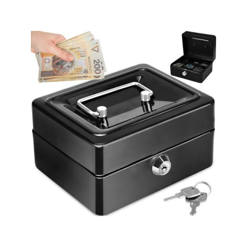 Металева касова скринька 15х12х8см O156-2