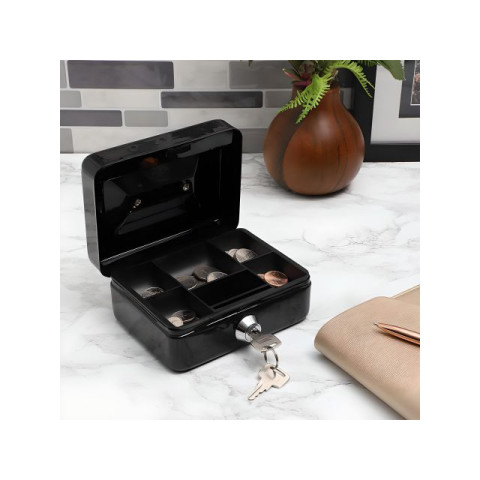 Металева касова скринька 15х12х8см O156-2