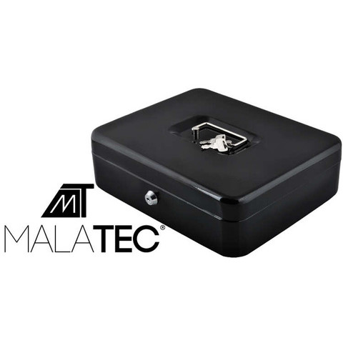 Металева касова скринька Malatec 01216 чорна