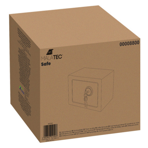 Металлический сейф для дома и офиса Malatec S8800