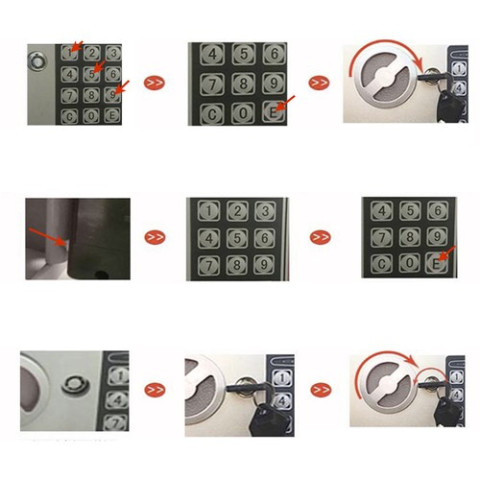 Сейф с электронным замком и ключом Malatec 22627